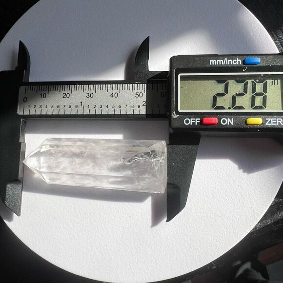 Clear Quartz Crystal Obelisk Meditation Tower (#10) - Picture 9 of 11